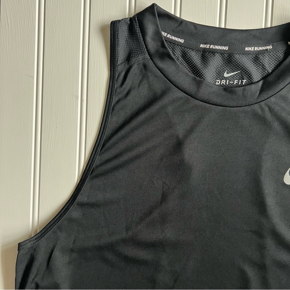 Nike Women’s Running Dri-Fit Black Razor Back Top/ Mesh Back - Picture 15 of 15